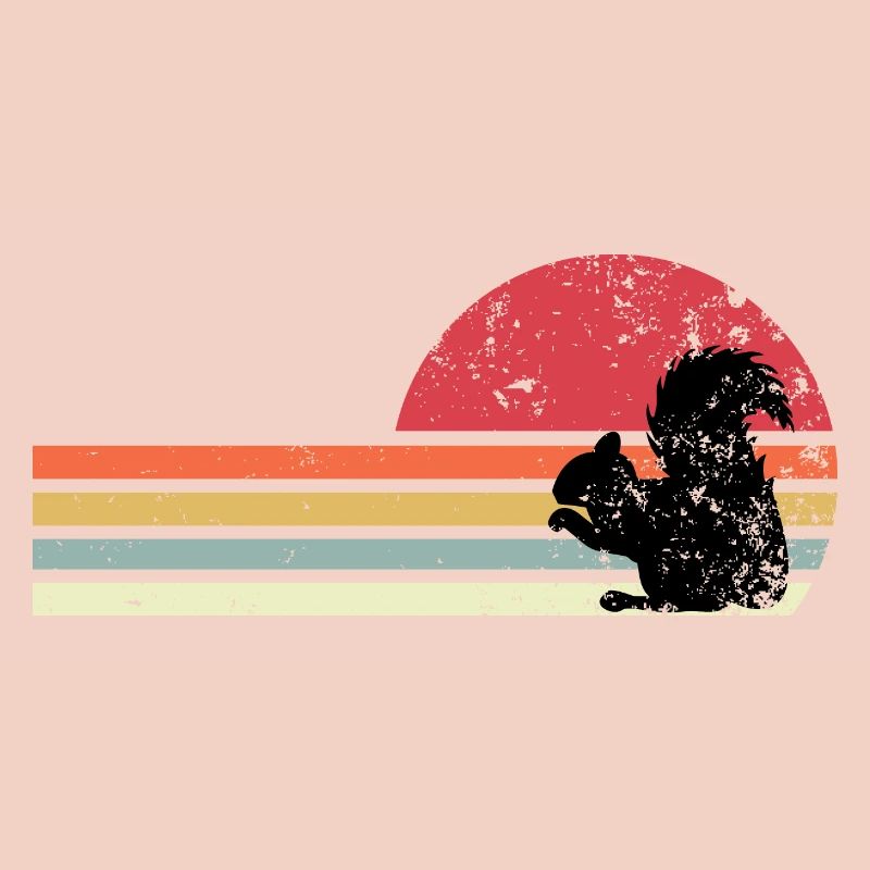 Retro-Eichhörnchen