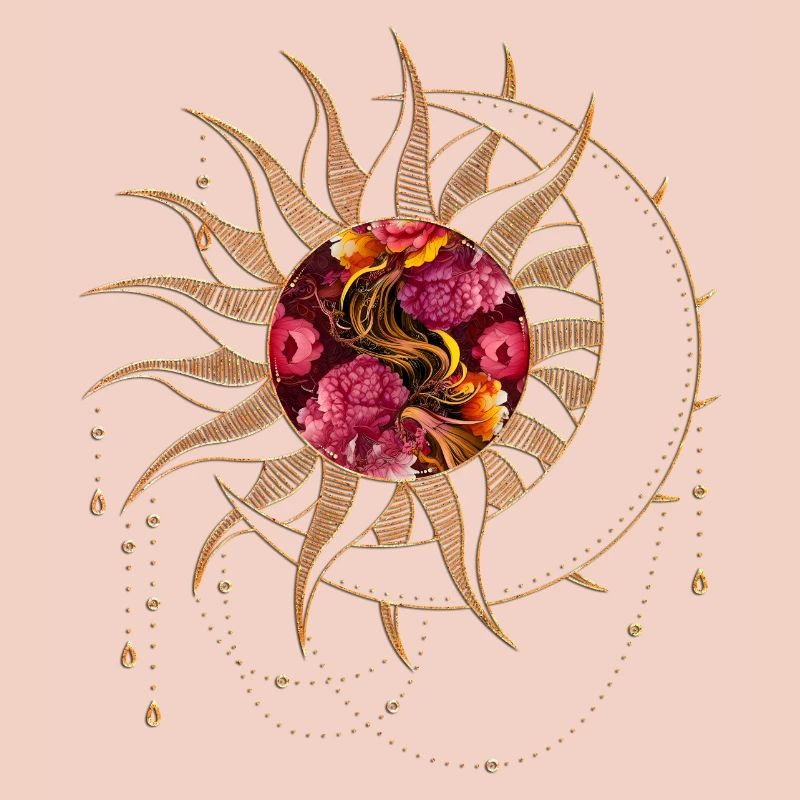 Wunderschönes, elegantes florales Design