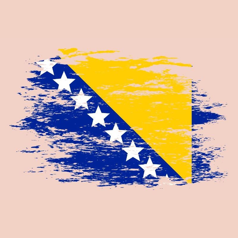 Drapeau bosnien utilisé