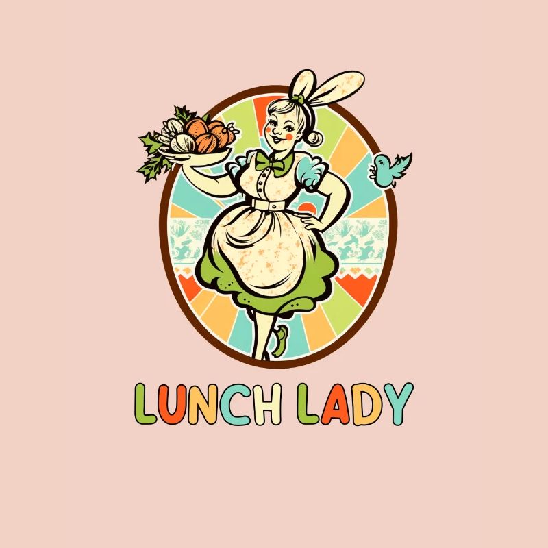 Tablier rétro Lunch Lady