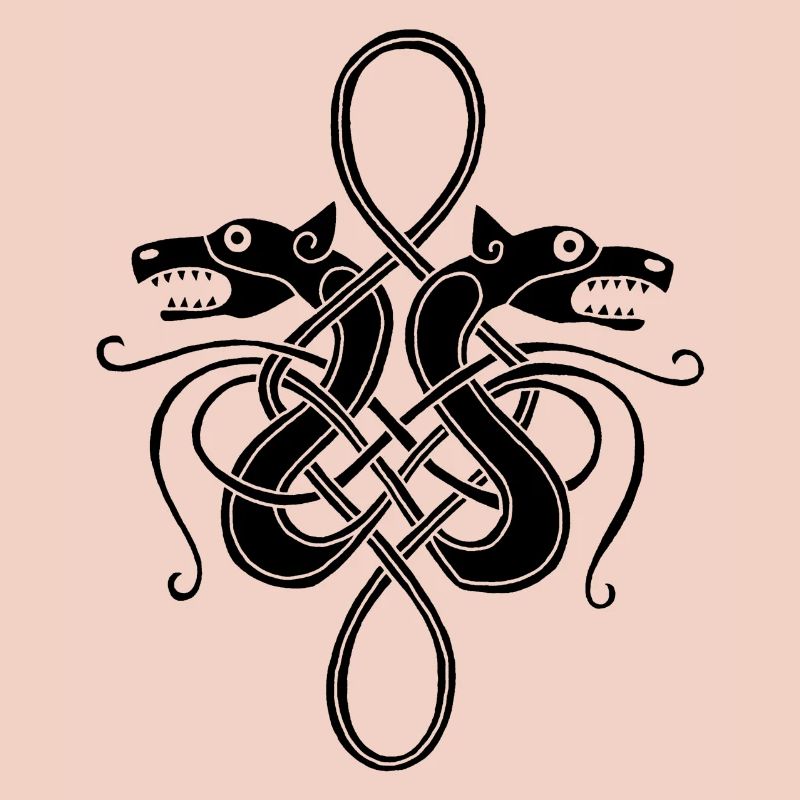 Schwarze Wikinger-Hydra