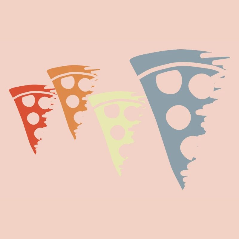 Retro Pizza Sketch