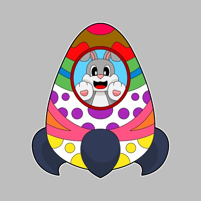 Rabbit Easter Rocket