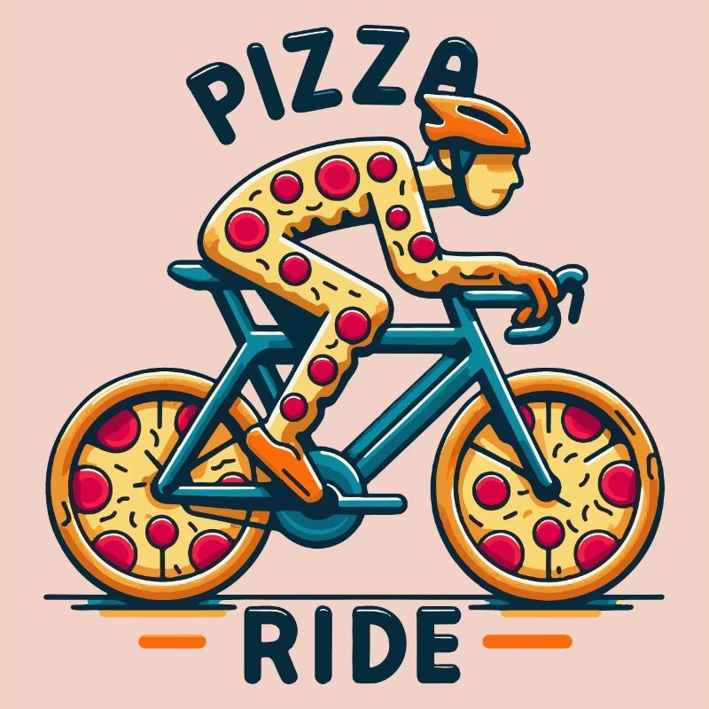 Pizza Lover Bicycle Design