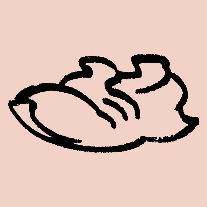 Contour de la chaussure de course