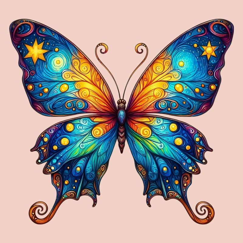 Van Gogh butterfly