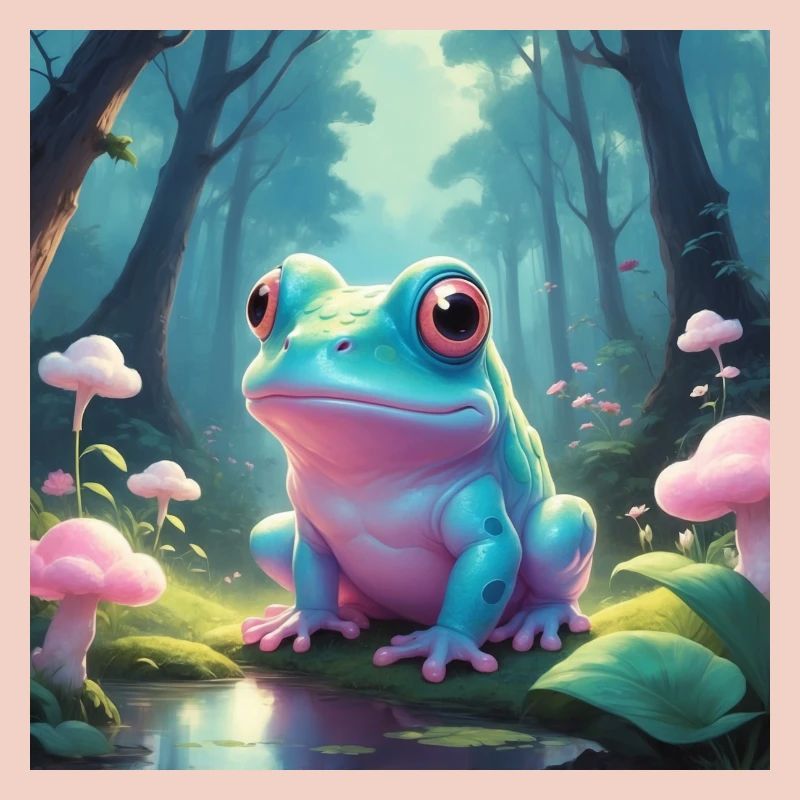 Frosch im Märchenwald