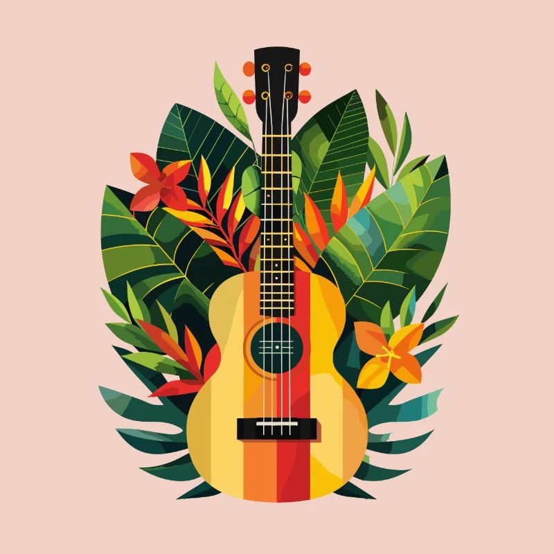 Ukulele Comic Look