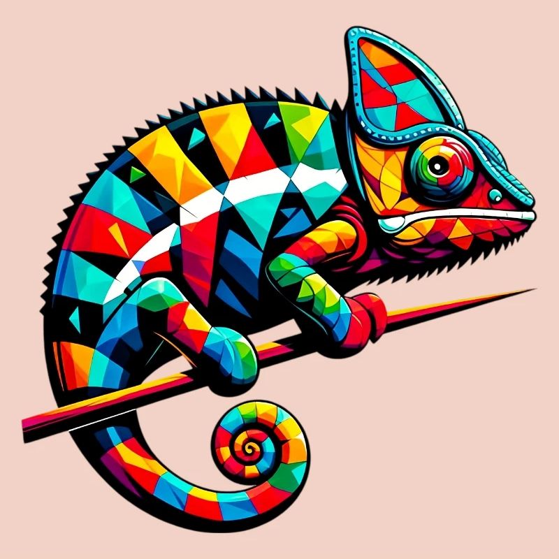 Caméléon arlequin