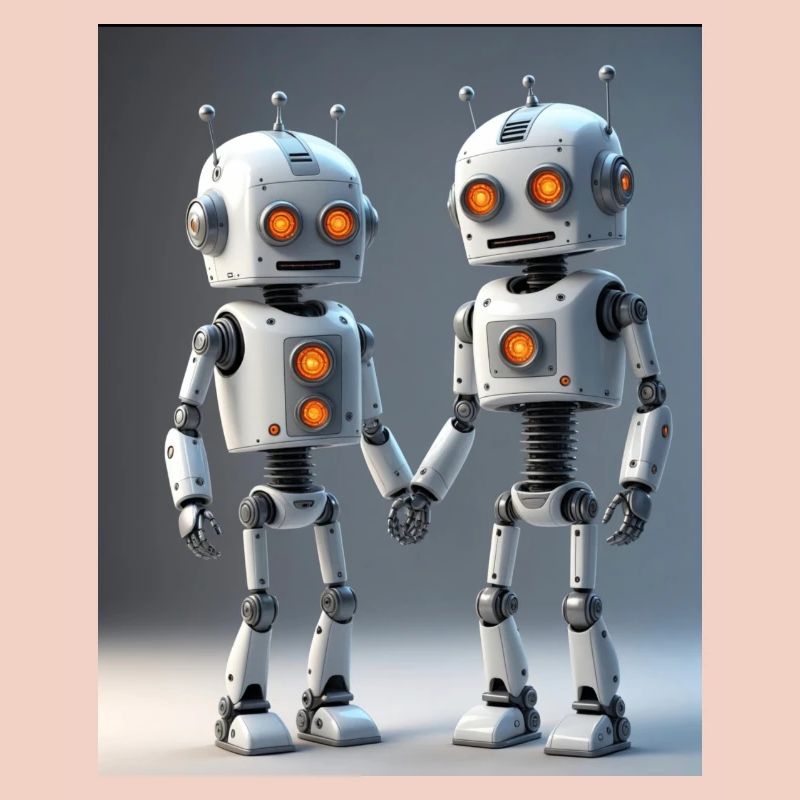 Roboter Pärchen