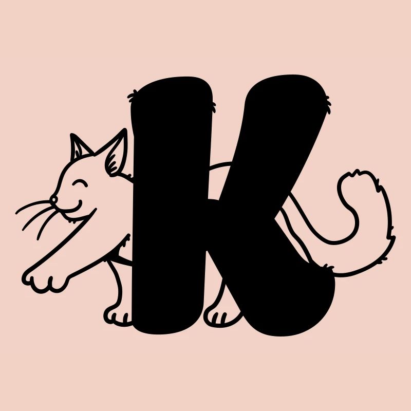 Lettre K chat