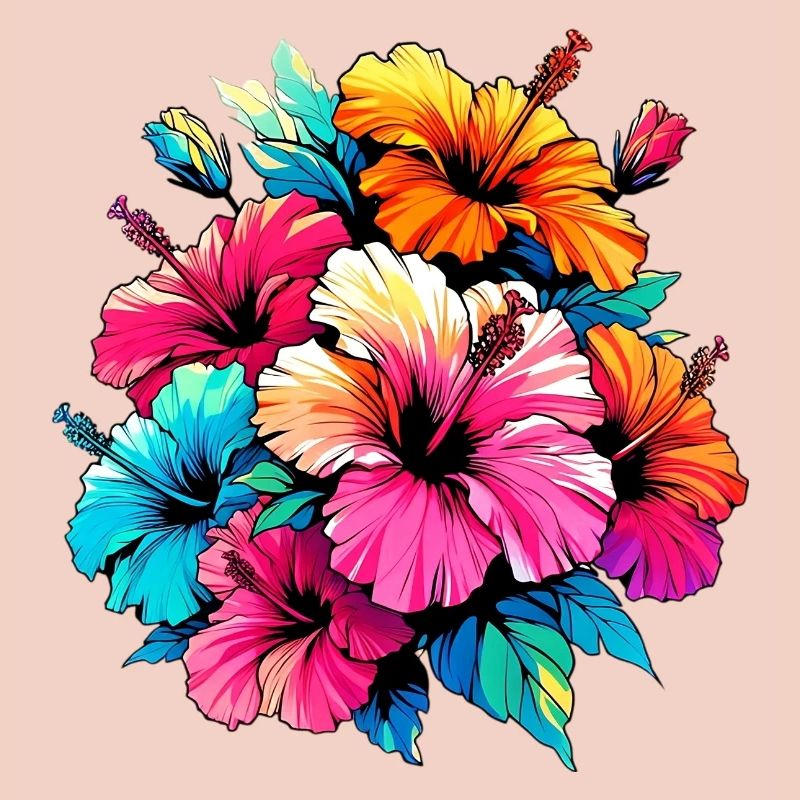 Fleurs d’hibiscus