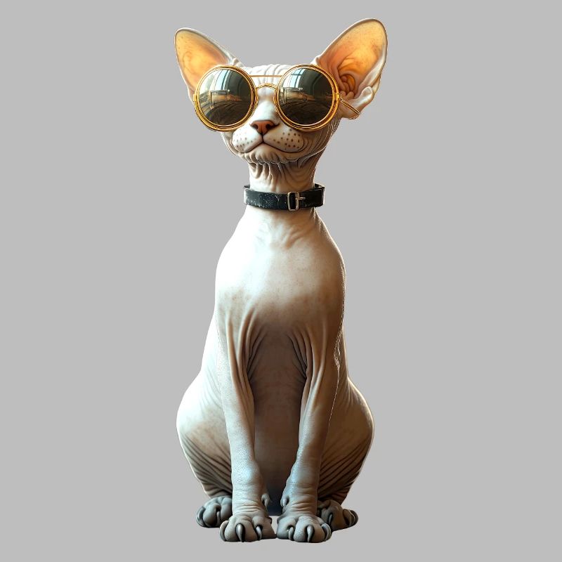 Chat Sphynx Chat Sphynx Chat Canadien Mignon Sphinx
