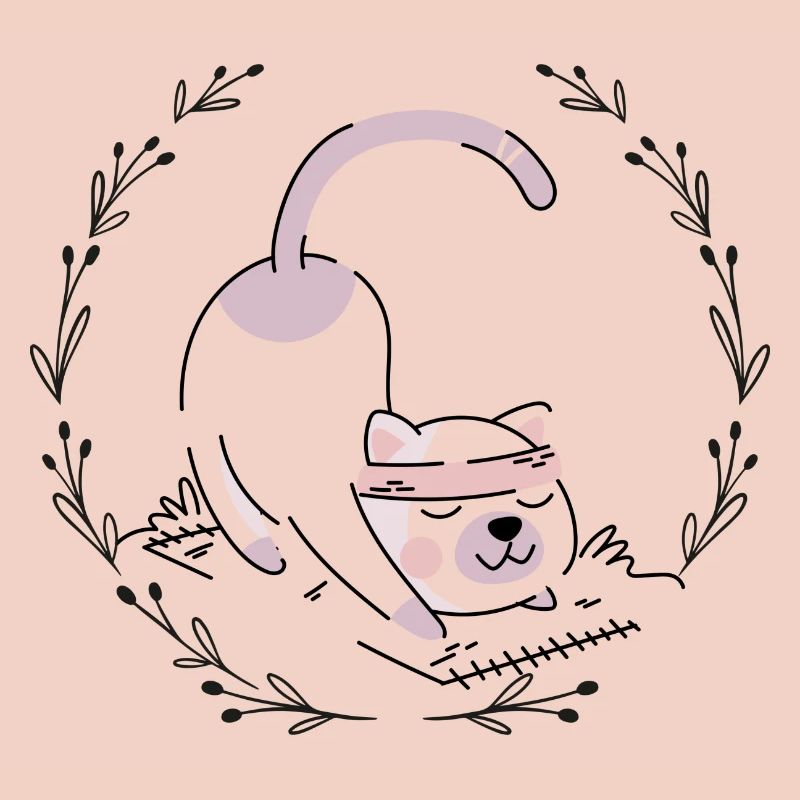 Chiot rose Bandeau breloque