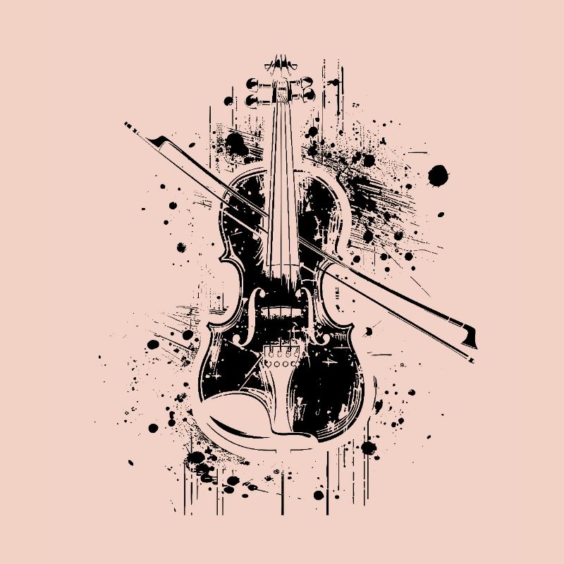 Dessin de violon