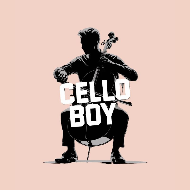 Violoncelle Garçon Silhouette Violoncelle