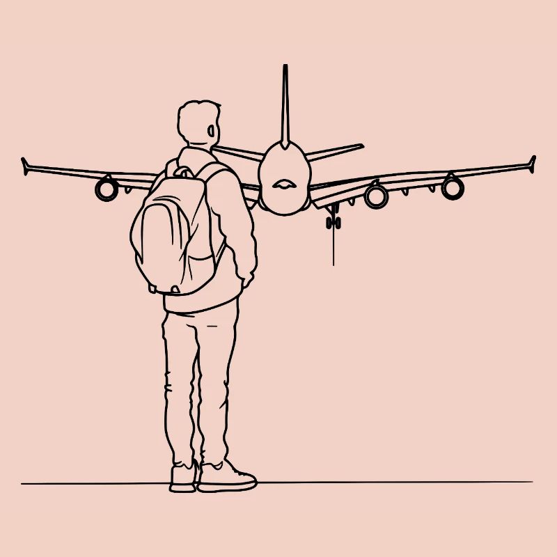 Plane Spotter Drawing