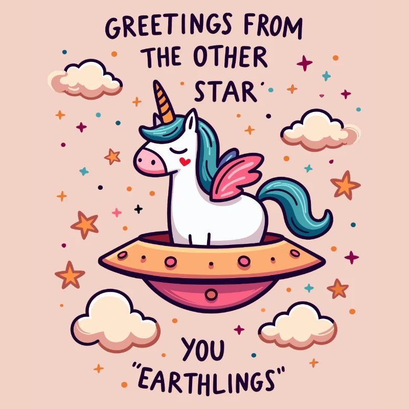 Licorne vue de l’espace