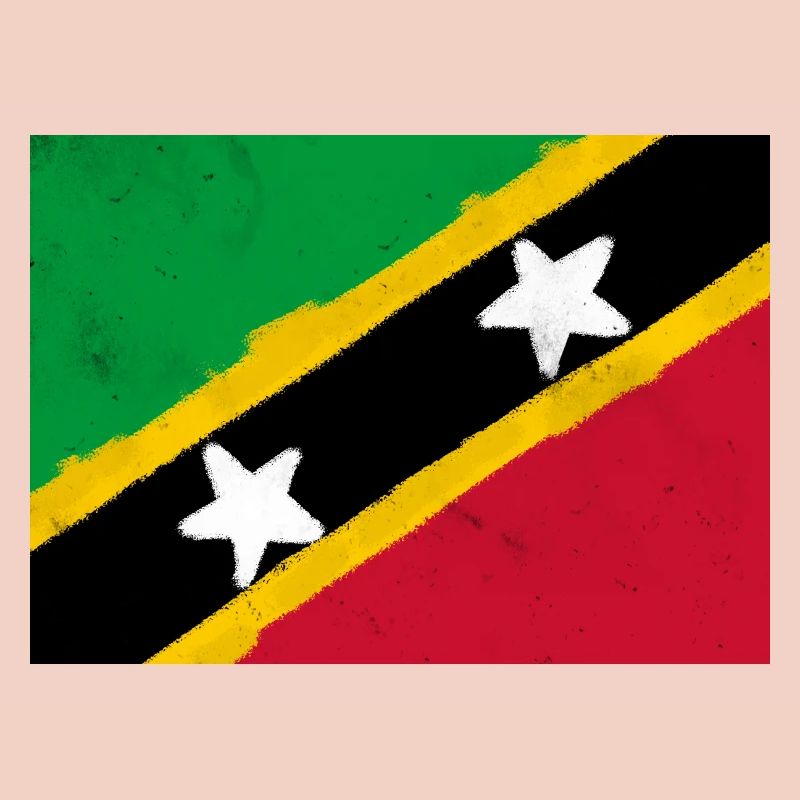 Drapeau de Saint-Kitts-et-Nevis