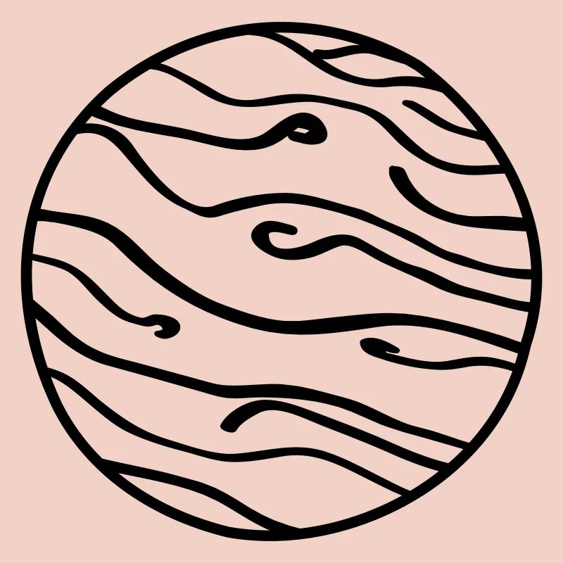 Planète Doodle de l’espace