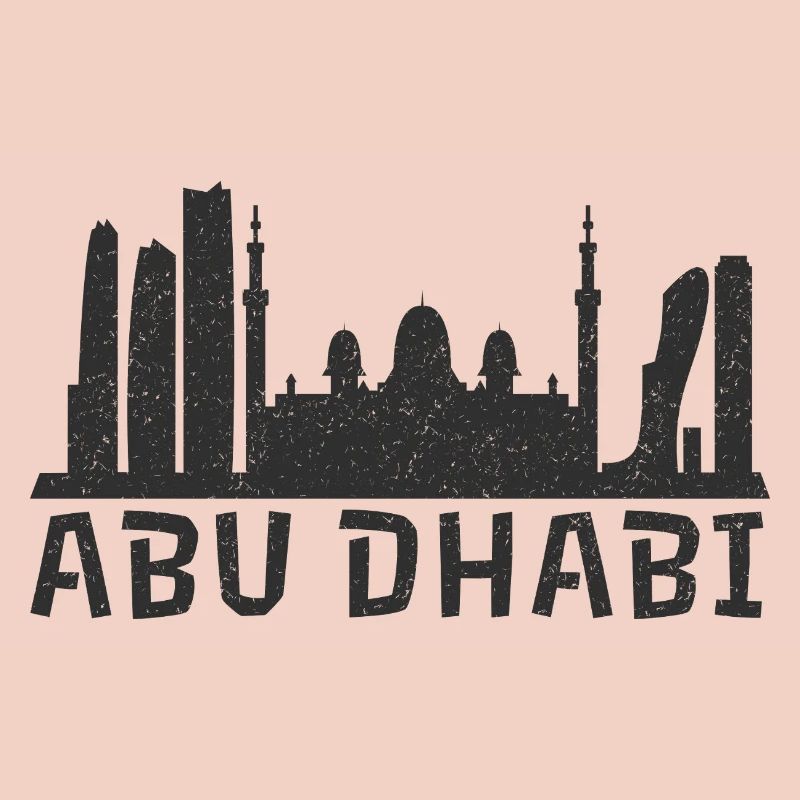 Paysage nocturne d’Abu Dhabi