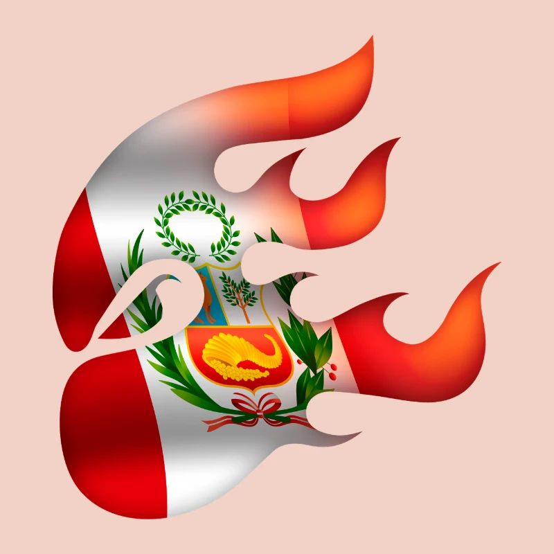 Drapeau du Pérou - Pérou - Ninja