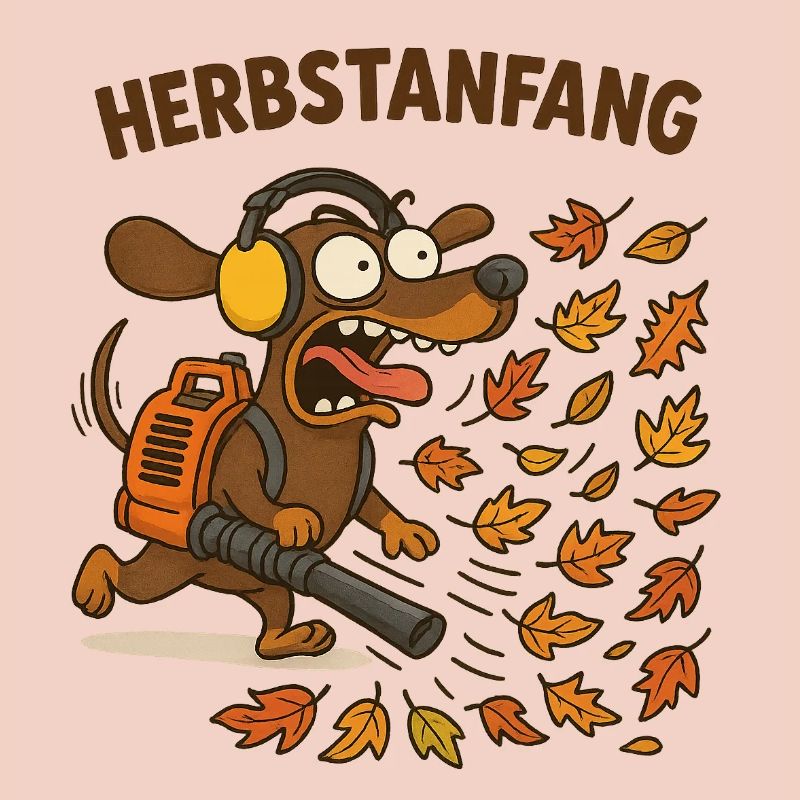 Herbstanfang Dackel
