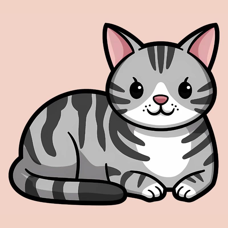 Grey Tabby Cat
