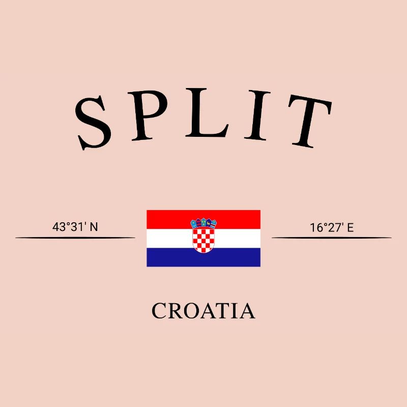Split Kroatien – Urlaub Souvenir & Geschenk