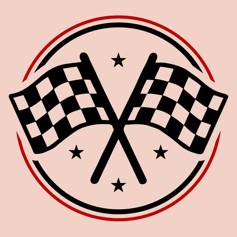 Drapeau de course à damier