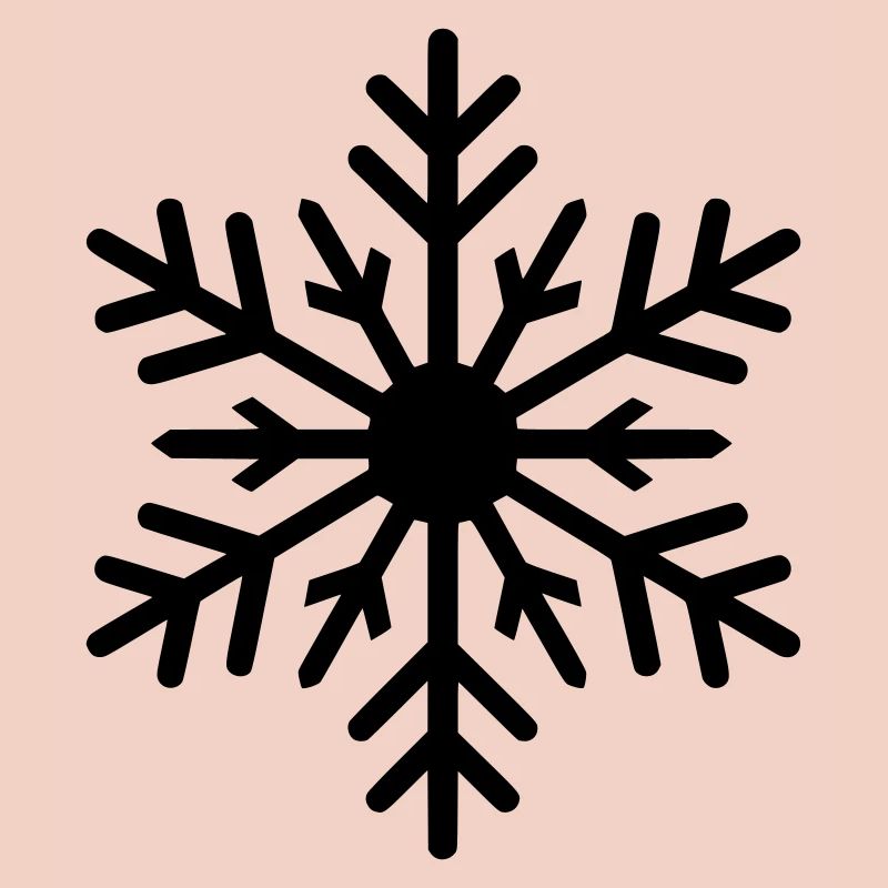 Schneeflocke, Eiskristall, Farbe variabel