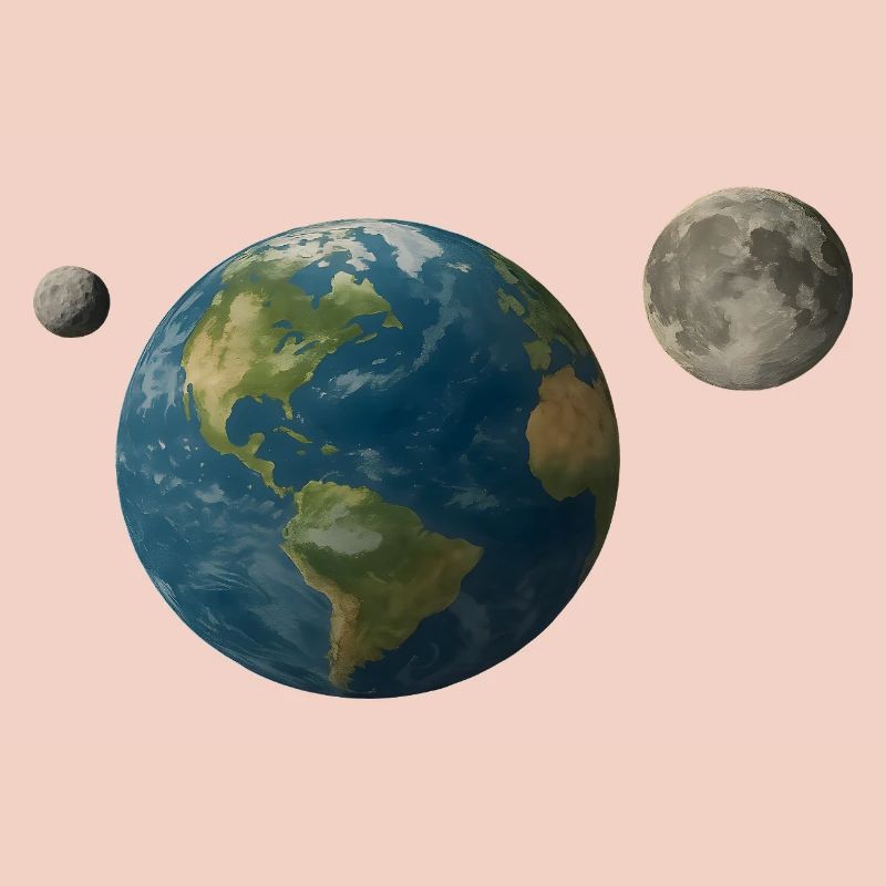 Earth with second moon 2025 PN7