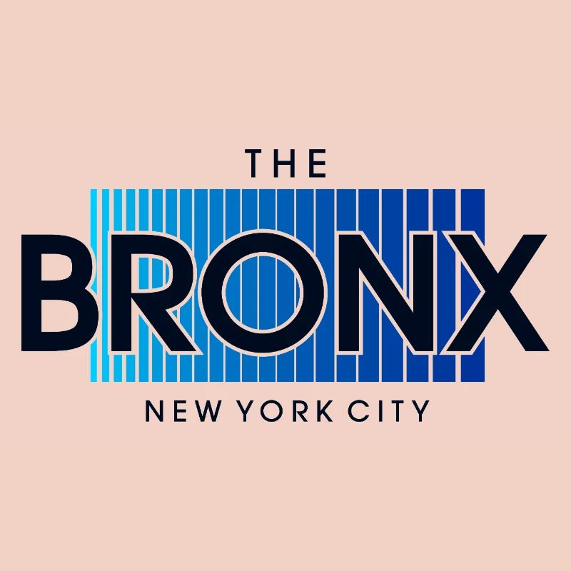 Bronx Skyline Blue Gradient