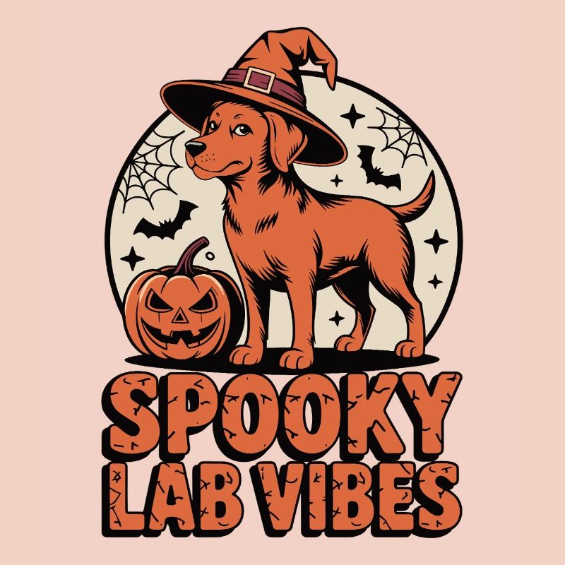 Spukiger Foxred Labrador Halloween