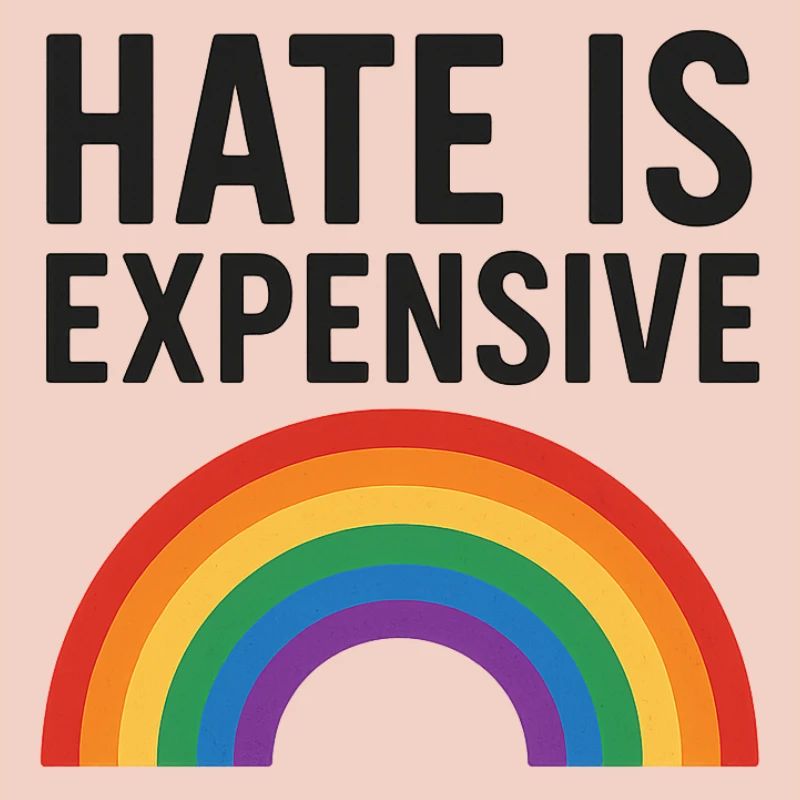 Hate Is Expensive Rainbow