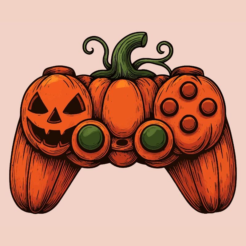 Halloween Controller Kürbis-Duo