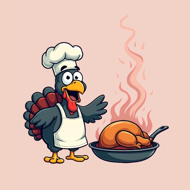 Cuisinier de dinde de Thanksgiving