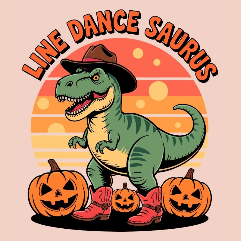 LineDance Saurus Halloween