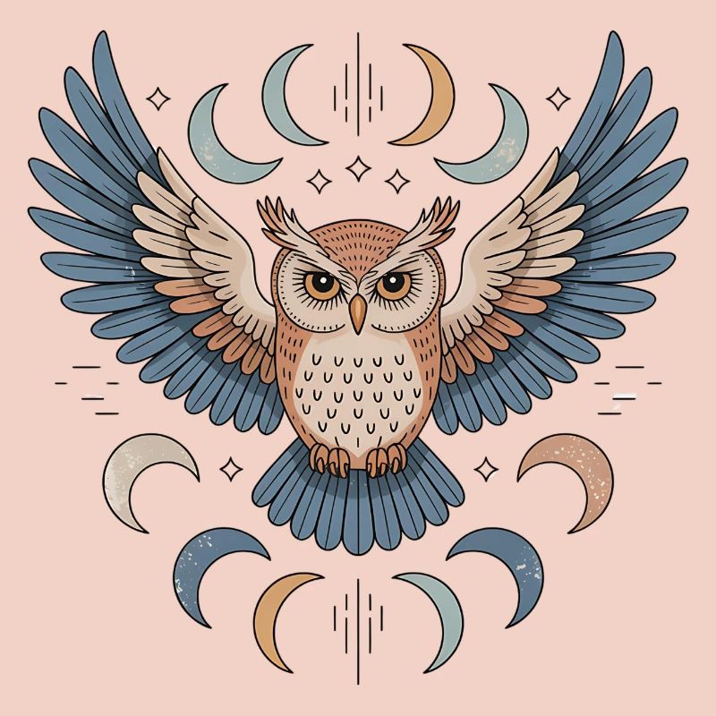 Boho Eule