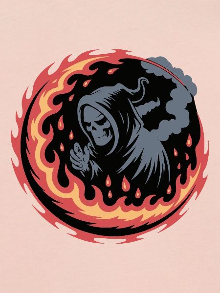 Flammender Sensenmann-Kreis