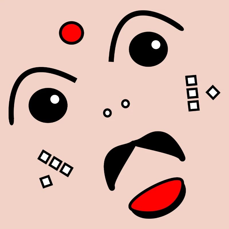 Visage stylisé