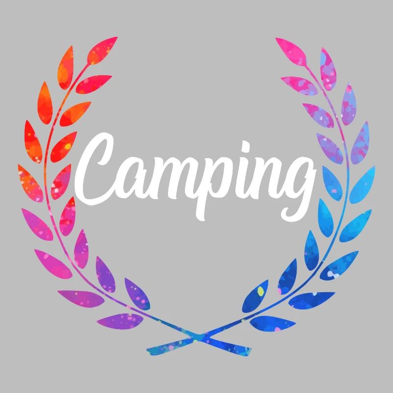 Camping Farblaurel Script