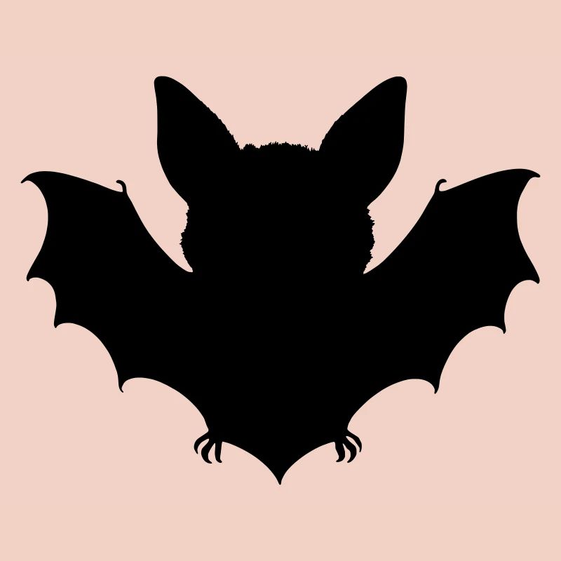 Bat Silhouette Vector Halloween Costume