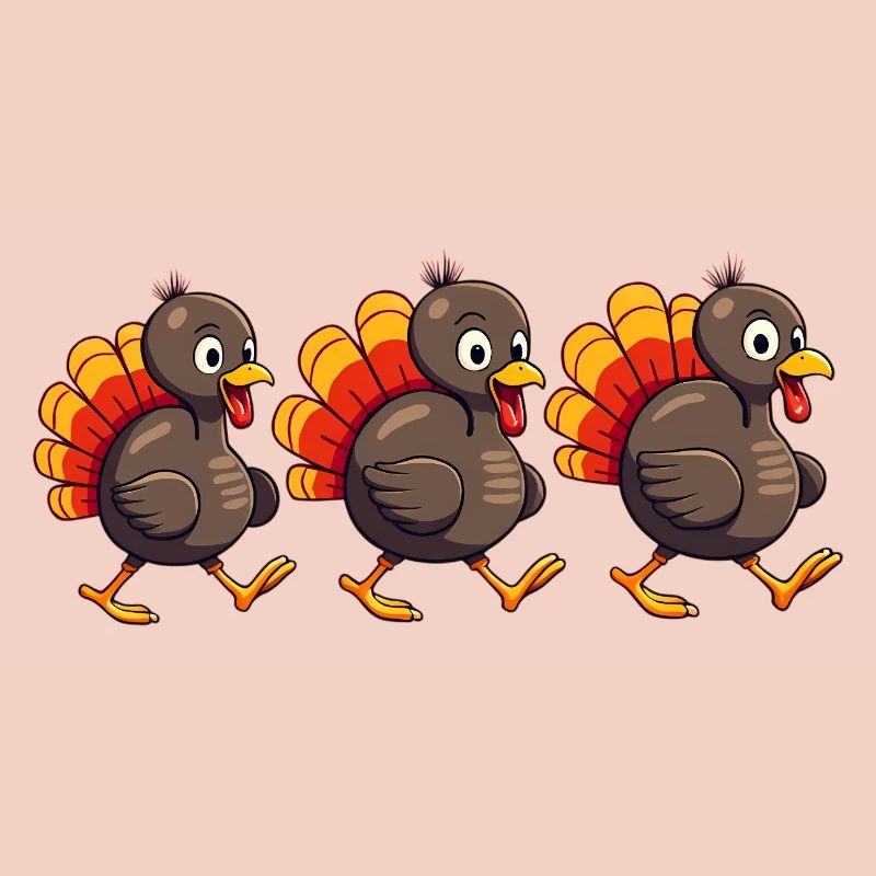 Bébé dinde de Thanksgiving