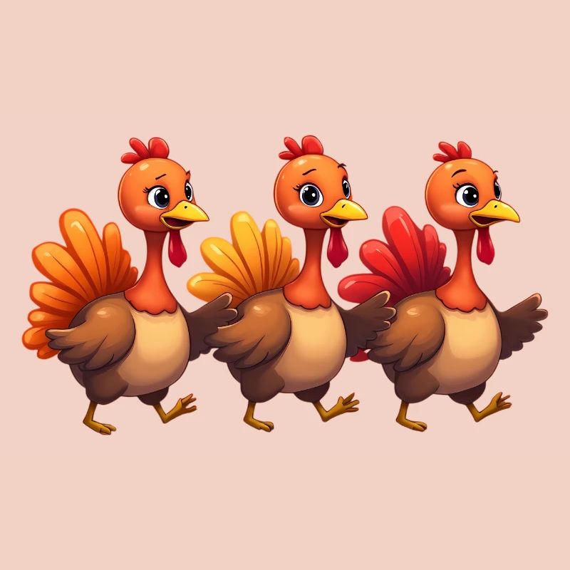 Bébé dinde de Thanksgiving