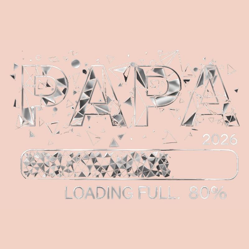 Papa 2026 Loading Werdender Papa Geschenk