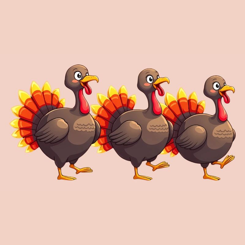 Bébé dinde de Thanksgiving