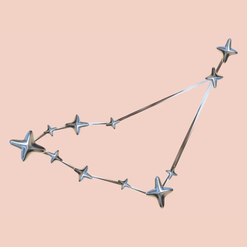 Rangée d’étoiles Conception de constellation