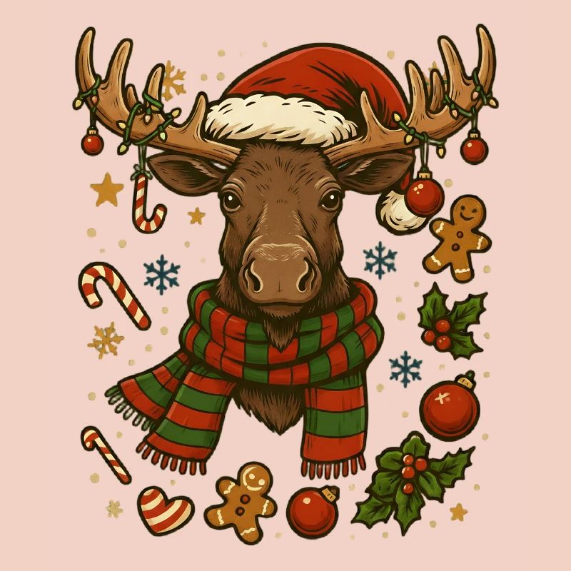 L’orignal à Noël