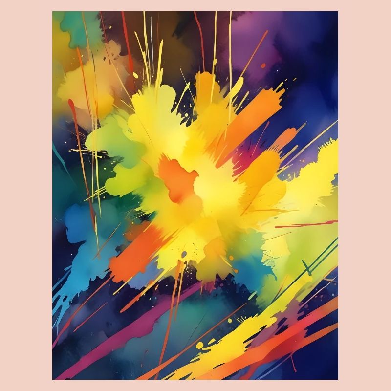 Explosion de couleurs Résumé